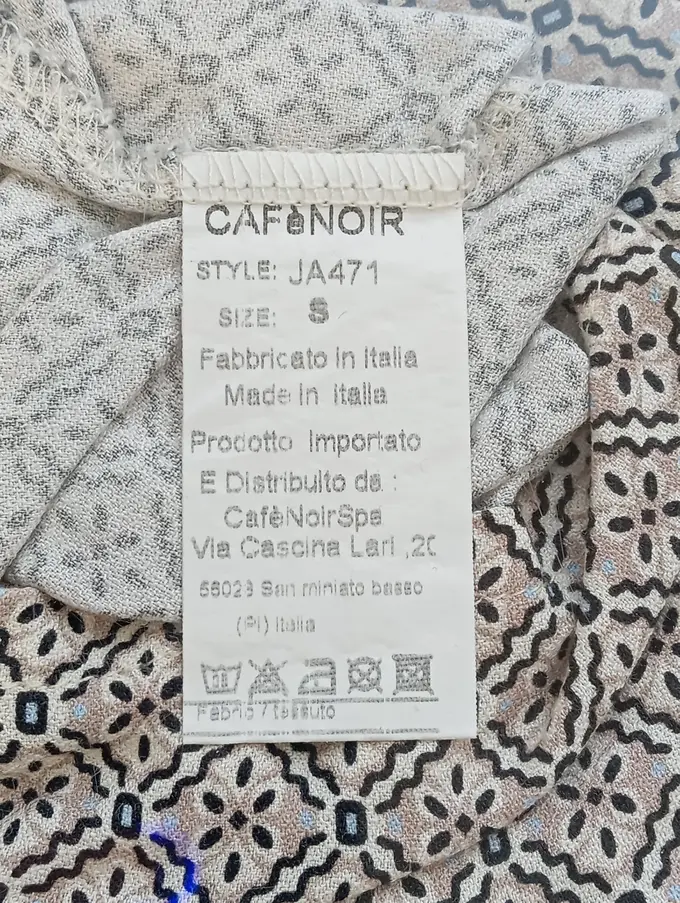 CAFE NOIR Blusenkleid Bild 4