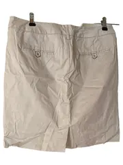 Vorschaubild 2 von BENETTON A-Linienrock Damen Beige Gr. 38/M Baumwolle Casual Midirock