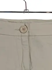 Vorschaubild 3 von BENETTON A-Linienrock Damen Beige Gr. 38/M Baumwolle Casual Midirock