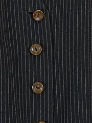 Vorschaubild 2 von Taifun Damen Anzugweste Gr. 40/L Schwarz Nadelstreifen Business