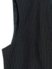 Vorschaubild 4 von Taifun Damen Anzugweste Gr. 40/L Schwarz Nadelstreifen Business