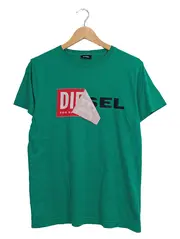 Vorschaubild 1 von Herren T-Shirt Casual Grün Gr. 46/S Baumwolle Logo-Print