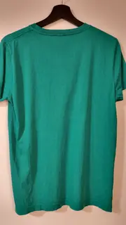 Vorschaubild 5 von Herren T-Shirt Casual Grün Gr. 46/S Baumwolle Logo-Print