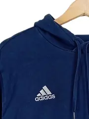 Vorschaubild 3 von Hoodie Herren Kapuzenpullover Blau Gr. L Sportlich Logo