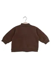 Vorschaubild 2 von Kinder Kapuzenpullover Gr. 80 Braun Casual Baumwolle