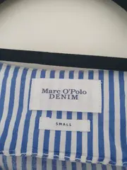 Vorschaubild 7 von Damen Bluse blau gestreift Rüschen Gr. 42/XL