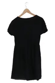 Vorschaubild 2 von Damen Freizeitkleid Schwarz Gr. 38/M Casual Elegant Baumwolle