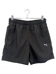 Vorschaubild 1 von Kinder Sport Shorts Gr. 128 Schwarz Polyester Sporthose