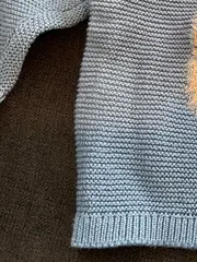 Vorschaubild 5 von Kinder Strickpullover Gr. 62 Blau Casual mit Tiermotiv