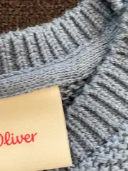 Vorschaubild 4 von Kinder Strickpullover Gr. 62 Blau Casual mit Tiermotiv