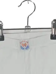 Vorschaubild 2 von Kinder Leggings Mädchen Hose Gr. 68 Weiß Casual Knopf