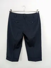 Vorschaubild 4 von Damen Anzughose Gr. 36/S Blau Gestreift Business Capri