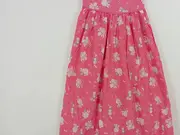 Vorschaubild 2 von Mädchen Freizeitkleid Gr. 140 Pink Blumenmuster Rüschen Spitze Sommer