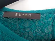 Vorschaubild 5 von Damen Bluse Gr. 38/M Petrol Kurzarm Casual Spitze Sommer