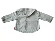 Vorschaubild 2 von Baby Jacke mit Kapuze Grün Gr. 92 Baumwolle Kinder
