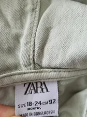 Vorschaubild 3 von Baby Jacke mit Kapuze Grün Gr. 92 Baumwolle Kinder