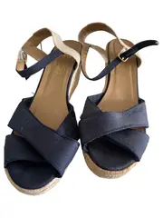 Vorschaubild 1 von Sandalen Keilabsatz Damen Größe 41 Blau Casual