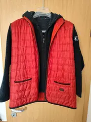 Vorschaubild 3 von Steppjacke Damen Gr. 46 3XL Orange Kapuze Casual