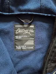 Vorschaubild 4 von Kinder Windjacke Kapuze Gr. 146/152 Schwarz Blau Sportlich