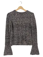 Vorschaubild 1 von Damen Pullover Strickpullover Gr. 40 L Mehrfarbig Modern Meliert