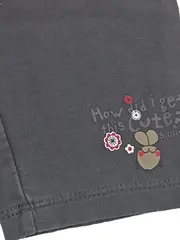 Vorschaubild 2 von Jogginghose Mädchen Grau Gr. 68 Casual Baumwolle