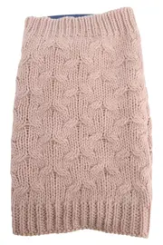 Vorschaubild 1 von Schal Damen Rosa Zopfstrickmuster Polyacryl Elegant Klassisch