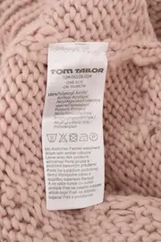 Vorschaubild 2 von Schal Damen Rosa Zopfstrickmuster Polyacryl Elegant Klassisch