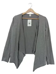 Vorschaubild 1 von Damen Strickjacke Cardigan Gr. L Grau Casual Langarm