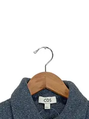 Vorschaubild 2 von Damen Strickjacke Kurzarm Cardigan Blau Gr. 34/XS Wolle