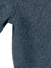 Vorschaubild 4 von Damen Strickjacke Kurzarm Cardigan Blau Gr. 34/XS Wolle