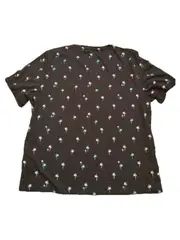 Vorschaubild 3 von Herren T-Shirt 3XL Schwarz Palmen Print Baumwolle Casual