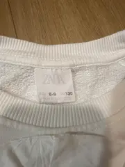 Vorschaubild 3 von Mädchen Pullover Gr. 130 Weiß Rüschen Applikation Sweatshirt