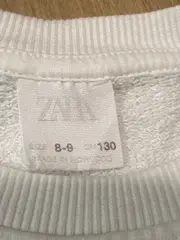 Vorschaubild 4 von Mädchen Pullover Gr. 130 Weiß Rüschen Applikation Sweatshirt