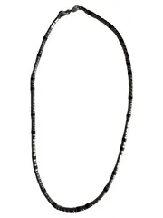 Vorschaubild 1 von Herren Armband Edelstahl Silber Schwarz 22cm Modern