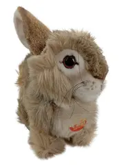Vorschaubild 2 von Plüschtier Hase Kuscheltier Knopf im Ohr beige 20cm