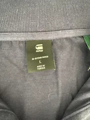 Vorschaubild 5 von Herren Poloshirt L Blau Casual Baumwolle