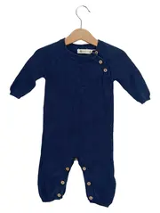 Vorschaubild 1 von Baby Strampler Einteiler Gr. 62 Blau Baumwolle
