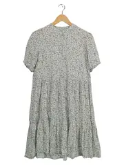 Vorschaubild 1 von Damen Blusenkleid Blumenmuster Gr. 34/XS Feminin Mehrfarbig