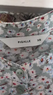 Vorschaubild 5 von Damen Blusenkleid Blumenmuster Gr. 34/XS Feminin Mehrfarbig