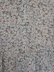 Vorschaubild 3 von Damen Blusenkleid Blumenmuster Gr. 34/XS Feminin Mehrfarbig