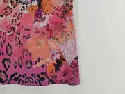 Vorschaubild 3 von Damen Animal Print Ärmellos Viskose Top Mehrfarbig Gr. S