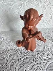 Vorschaubild 2 von Engel HY 265 B Dekofigur Porzellan Nostalgisch Braun Weihnachten