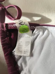 Vorschaubild 3 von Bikini Oberteil Damen Lila Gr. 38 Cup A, B Triangel Bindeverschluss