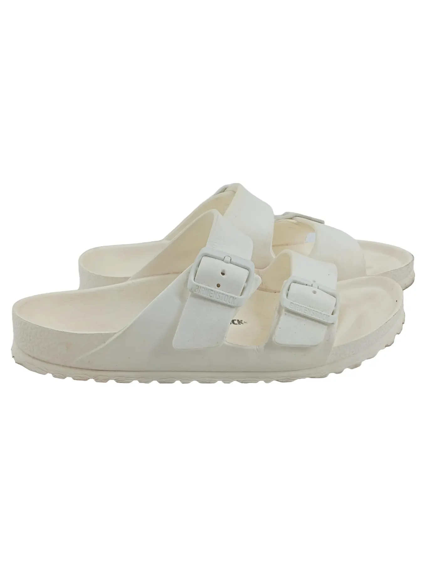 BIRKENSTOCK Arizona Pantoletten Damen Gr. 39 Weiß Casual Sandalen
