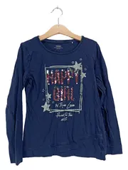 Vorschaubild 1 von Mädchen Langarmshirt Pailletten Sterne Blau Gr. 134/140 Casual