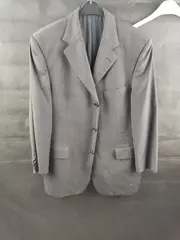Vorschaubild 2 von Sakko Herren Business Grau Gr. 54 XXL Langarm