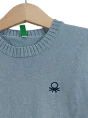 Vorschaubild 3 von Pullover Gr. 98 Blau Baumwolle Strickpullover Kinder