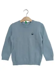 Vorschaubild 1 von Pullover Gr. 98 Blau Baumwolle Strickpullover Kinder
