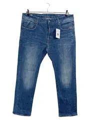 Vorschaubild 1 von Herren Jeans Regular Fit W38 Blau Used-Look 5-Pocket
