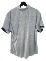 Vorschaubild 2 von Herren Freizeithemd Kurzarm Hemd Blau Casual XL